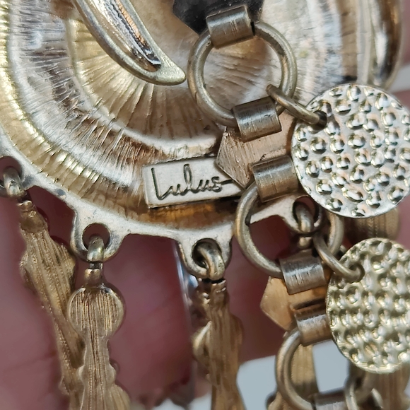 Lulu's Boho Egyptian Revival Layered Necklace - Picture 8 of 8